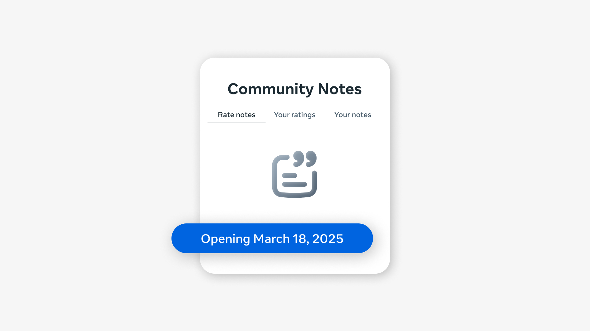 Meta Starts Community Notes Today