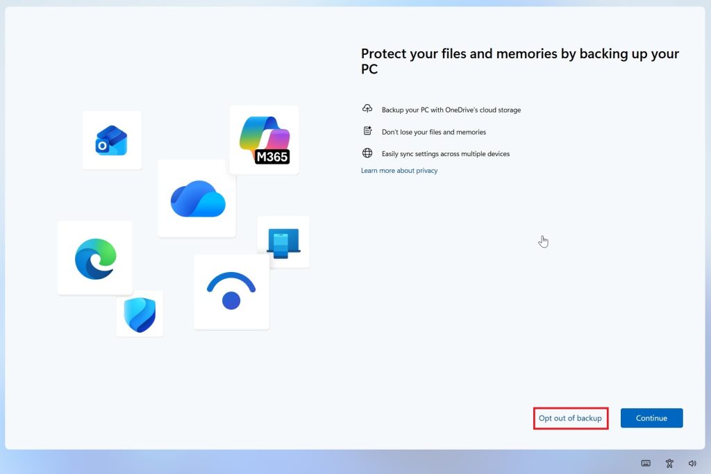Opt-Out of OneDrive